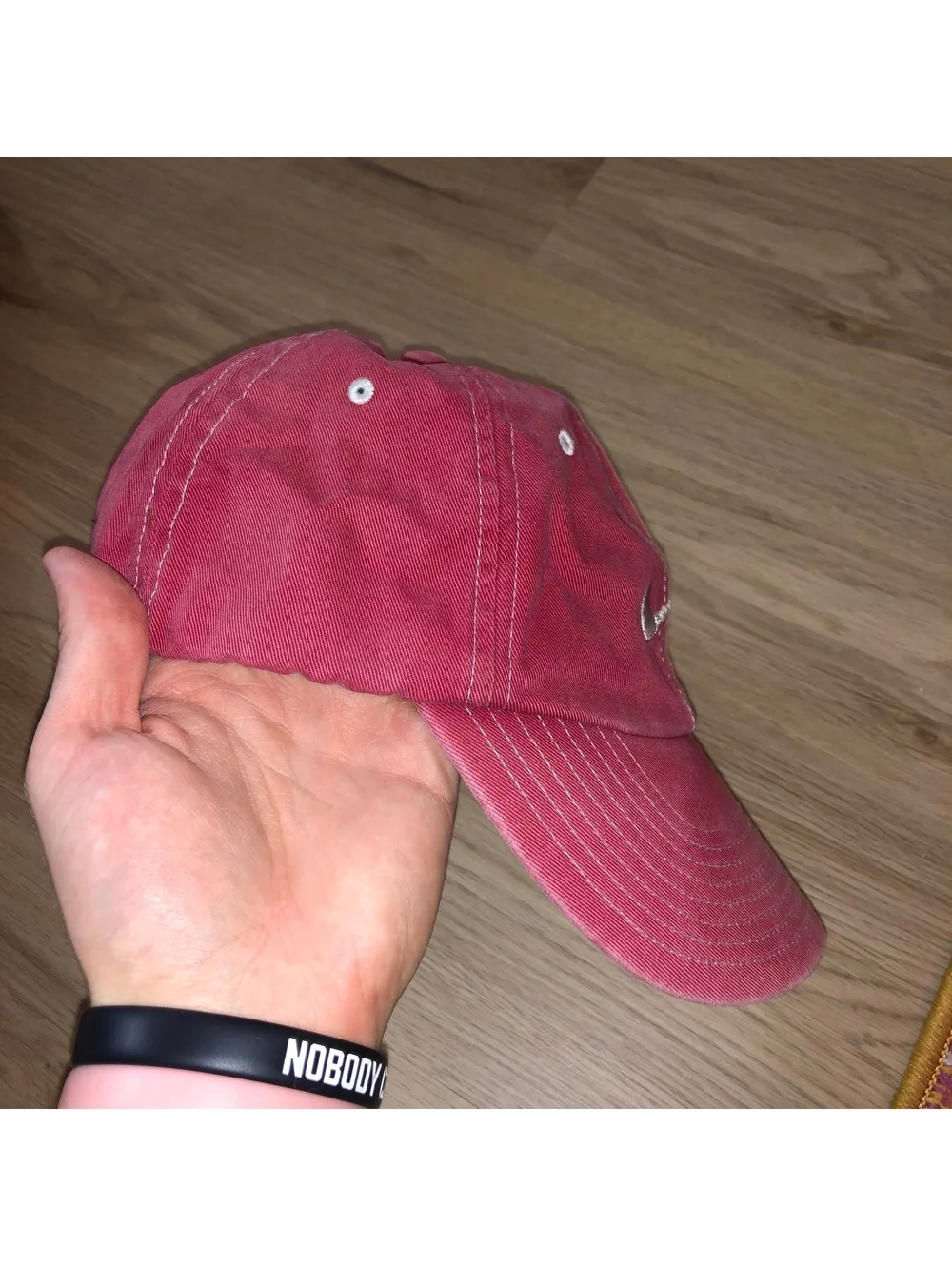 VINTAGE NIKE GOLF VENTANA CANYON HAT CAP RED WHITE ADJUSTABLE STRAPBACK
